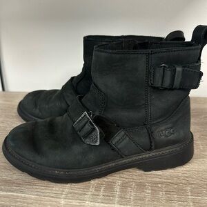 UGG Ashton Short Weather Boot Buckle Moto Shoe 3